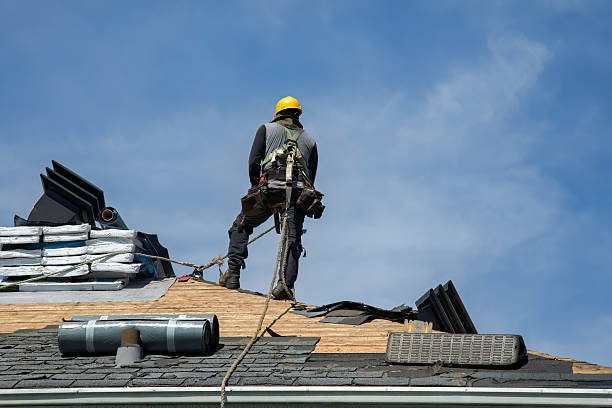 Professional Gutter Installation technician working in Duncansville, PA
